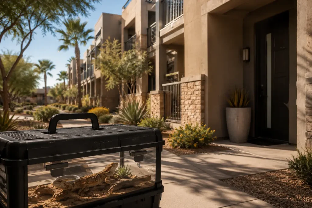 Phoenix apartment community suitable for reptile renters